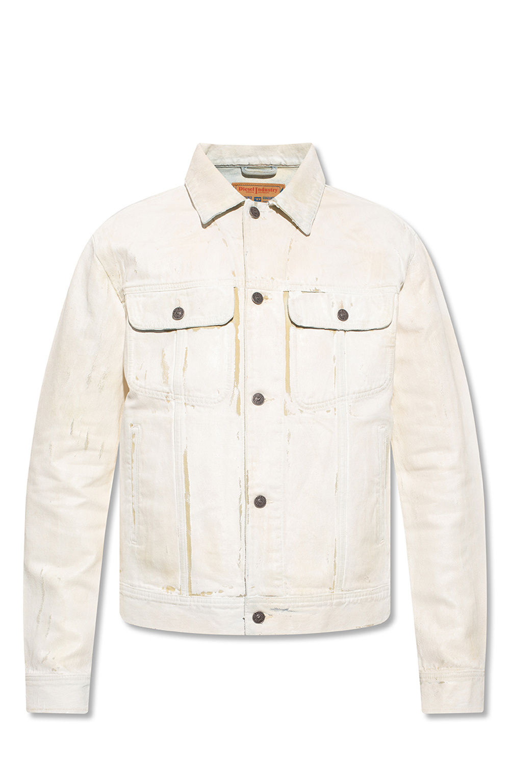 Diesel white shop denim jacket